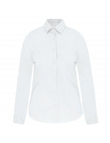 Chemise coton / élasthanne manches longues femme - K530-Chemises / pulls-Alchimistes