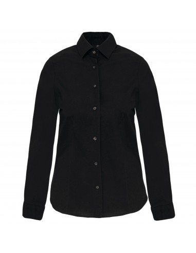 Chemise coton / élasthanne manches longues femme - K530-Chemises / pulls-Alchimistes