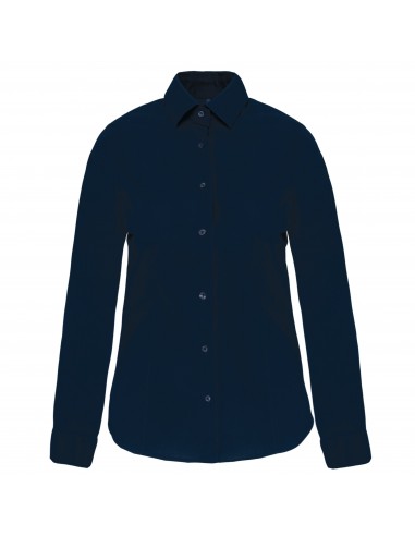 Chemise coton / élasthanne manches longues femme - K530-Chemises / pulls-Alchimistes