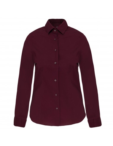 Chemise coton / élasthanne manches longues femme - K530-Chemises / pulls-Alchimistes