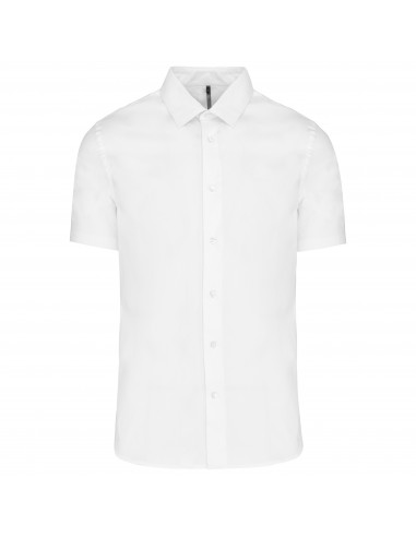 Chemise coton / élasthanne manches courtes - K531-Chemises / pulls-Alchimistes