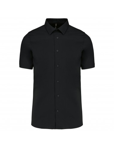 Chemise coton / élasthanne manches courtes - K531-Chemises / pulls-Alchimistes