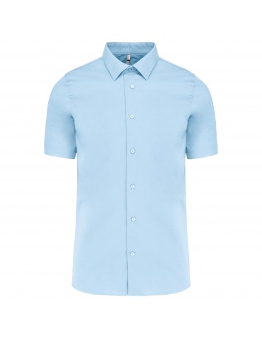 Chemise coton / élasthanne manches courtes - K531-Chemises / pulls-Alchimistes