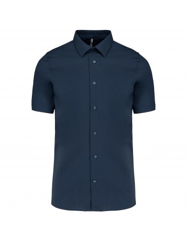 Chemise coton / élasthanne manches courtes - K531-Chemises / pulls-Alchimistes