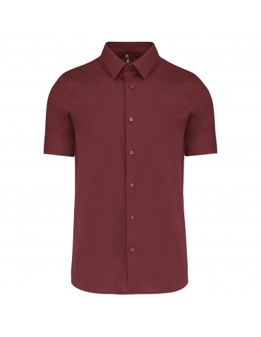Chemise coton / élasthanne manches courtes - K531-Chemises / pulls-Alchimistes
