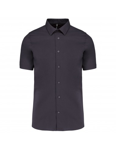 Chemise coton / élasthanne manches courtes - K531-Chemises / pulls-Alchimistes