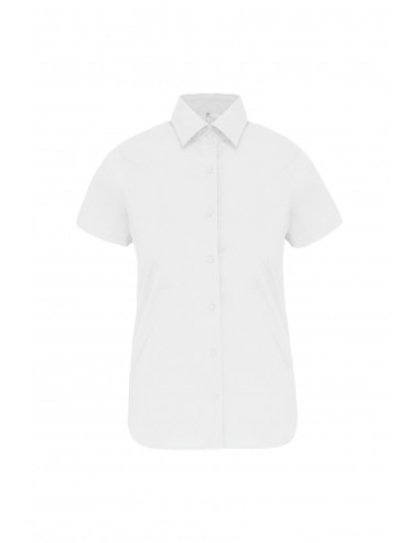 Chemise coton / élasthanne manches courtes femme - K532-Chemises / pulls-Alchimistes