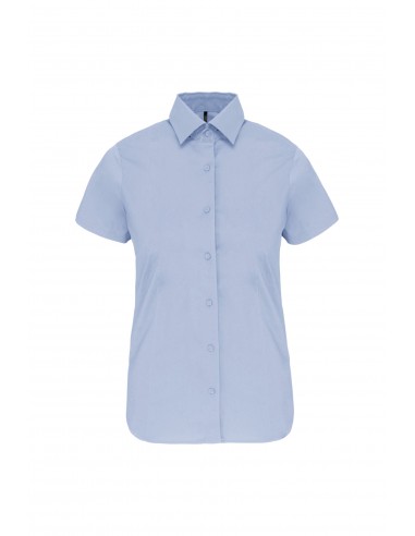 Chemise coton / élasthanne manches courtes femme - K532-Chemises / pulls-Alchimistes
