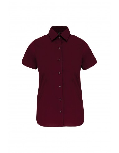 Chemise coton / élasthanne manches courtes femme - K532-Chemises / pulls-Alchimistes