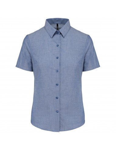 Chemise Oxford manches courtes femme - K536-Chemises / pulls-Alchimistes