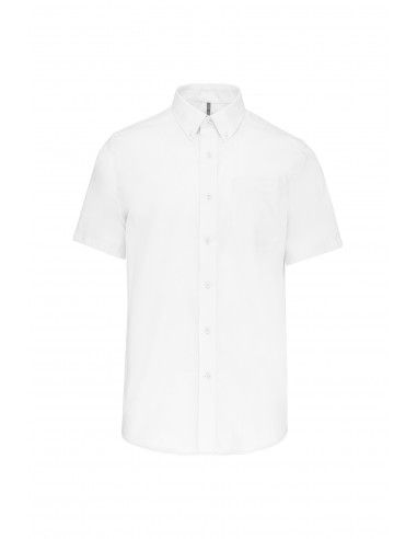Chemise micro-sergé manches courtes sans repassage - K539-Chemises / pulls-Alchimistes