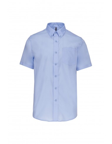 Chemise micro-sergé manches courtes sans repassage - K539-Chemises / pulls-Alchimistes