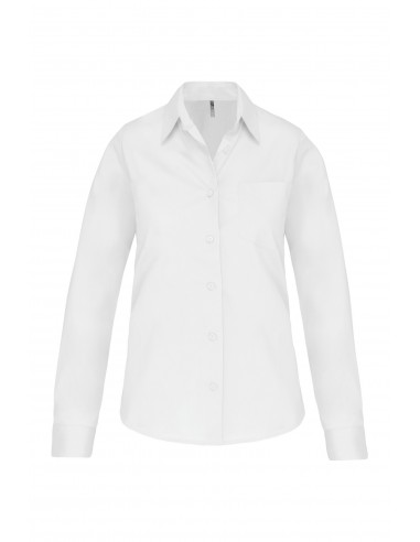 Chemise popeline manches longues femme - K542-Chemises / pulls-Alchimistes