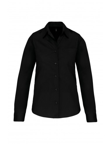 Chemise popeline manches longues femme - K542-Chemises / pulls-Alchimistes