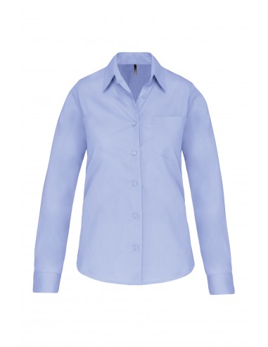 Chemise popeline manches longues femme - K542-Chemises / pulls-Alchimistes