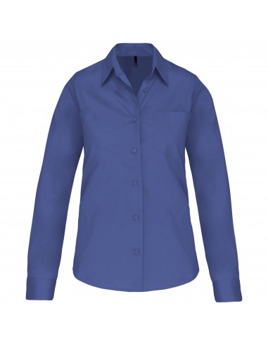 Chemise popeline manches longues femme - K542-Chemises / pulls-Alchimistes