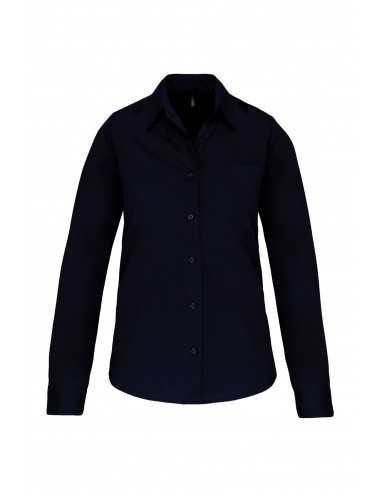 Chemise popeline manches longues femme - K542-Chemises / pulls-Alchimistes