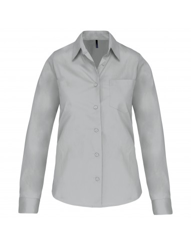 Chemise popeline manches longues femme - K542-Chemises / pulls-Alchimistes