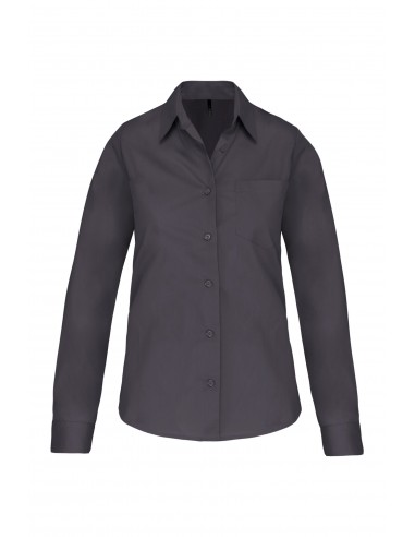 Chemise popeline manches longues femme - K542-Chemises / pulls-Alchimistes