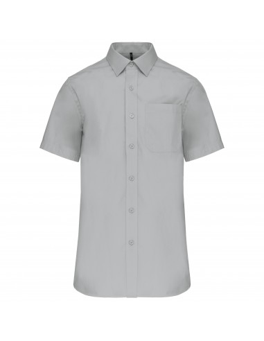 Chemise popeline manches courtes - K543-Chemises / pulls-Alchimistes