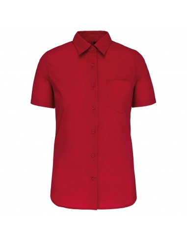 Chemise popeline manches courtes femme - K544-Chemises / pulls-Alchimistes