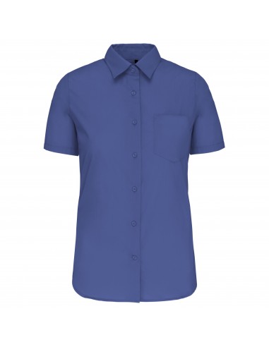 Chemise popeline manches courtes femme - K544-Chemises / pulls-Alchimistes