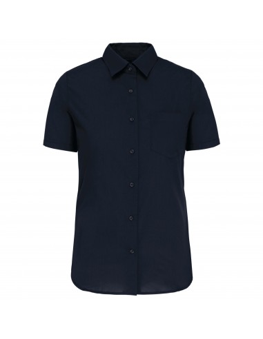 Chemise popeline manches courtes femme - K544-Chemises / pulls-Alchimistes