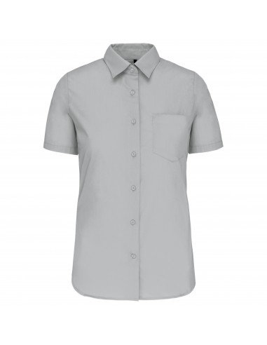 Chemise popeline manches courtes femme - K544-Chemises / pulls-Alchimistes