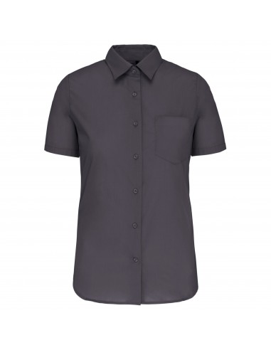 Chemise popeline manches courtes femme - K544-Chemises / pulls-Alchimistes