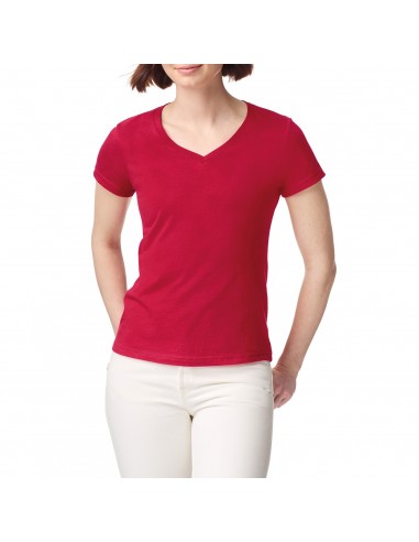 T-shirt femme col v Softstyle - GI64V00L-T-Shirts-Alchimistes