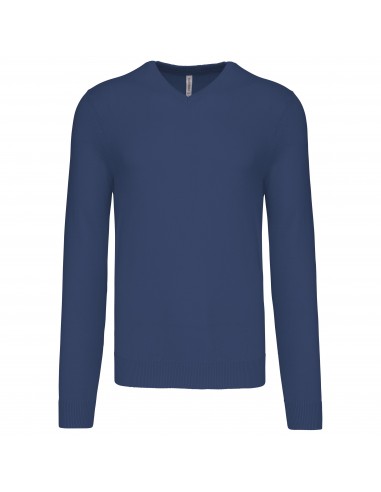 Pull col V homme - K965-Chemises / pulls-Alchimistes