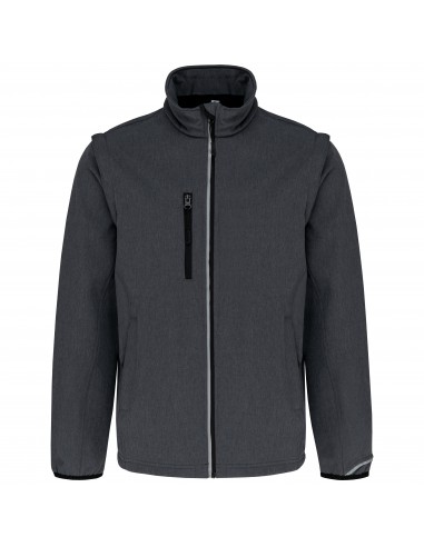 Veste softshell sport manches amovibles unisexe - PA323-Polaire et softshell-Alchimistes