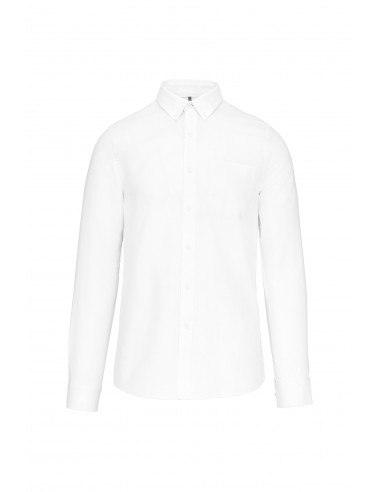 Chemise Oxford lavée manches longues - K516-Chemises / pulls-Alchimistes