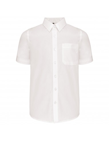 Chemise popeline manches courtes enfant - K520-Chemises / pulls-Alchimistes