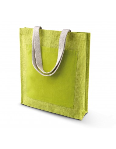 Sac shopping toile de jute - KI0221-Shopping et plage-Alchimistes