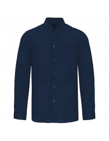 Chemise col mao manches longues - K515-Chemises / pulls-Alchimistes