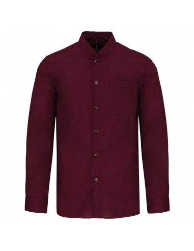 Chemise col mao manches longues - K515-Chemises / pulls-Alchimistes