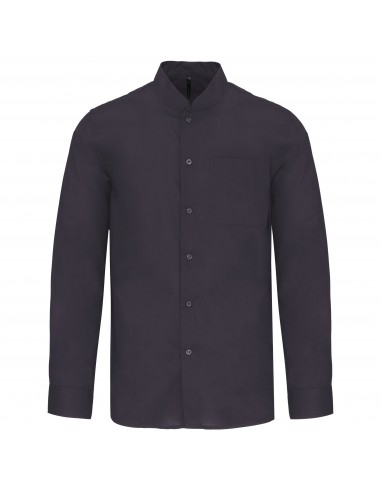Chemise col mao manches longues - K515-Chemises / pulls-Alchimistes