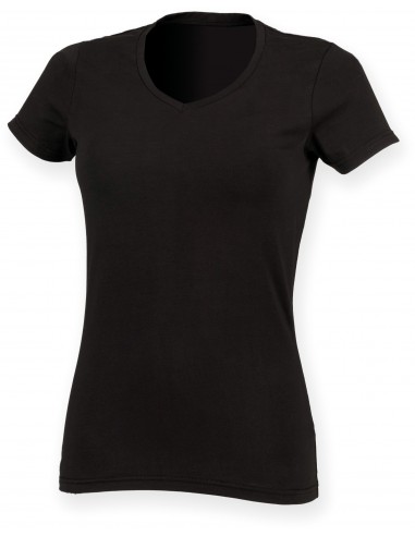 T-shirt femme col v Feel Good - SK122-T-Shirts-Alchimistes