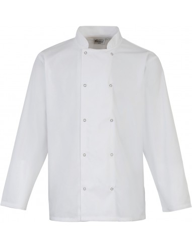 Veste de cuisine manches longues à boutons pression - PR665-Vestes / Bodies-Alchimistes