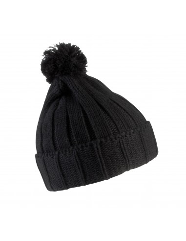 Bonnet à pompon avec revers - KP519-Bonnets et écharpes-Alchimistes