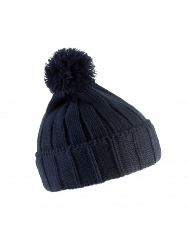 Bonnet à pompon avec revers - KP519-Bonnets et écharpes-Alchimistes