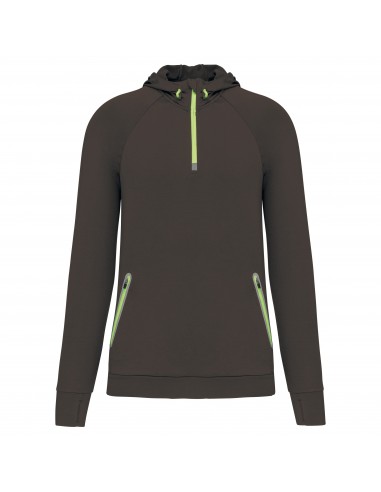 Sweat-shirt à capuche 1/4 zip sport unisexe - PA360-Sweat-Alchimistes