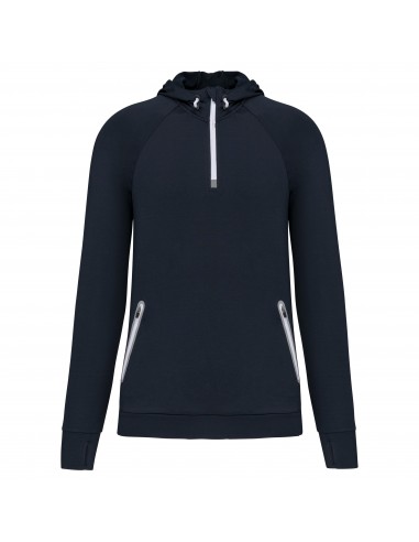Sweat-shirt à capuche 1/4 zip sport unisexe - PA360-Sweat-Alchimistes