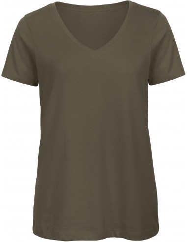 T-shirt Organic Inspire col V Femme - CGTW045-T-Shirts-Alchimistes