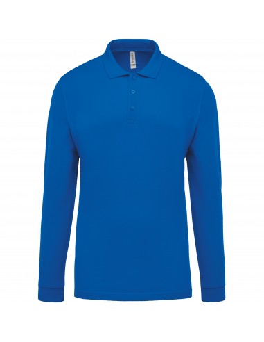 Polo piqué manches longues homme - K256-Polos-Alchimistes