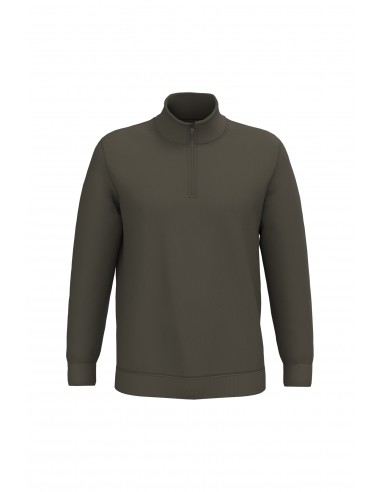 Sweat-shirt col zippé homme - K478-Sweat-Alchimistes