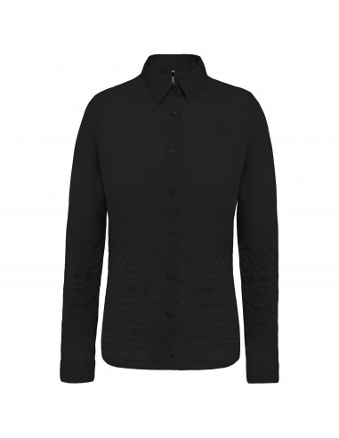 Chemise popeline manches longues femme - K510-Chemises / pulls-Alchimistes