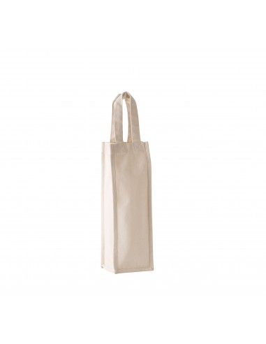 Sac porte-bouteille en coton canvas - KI0269-Shopping et plage-Alchimistes