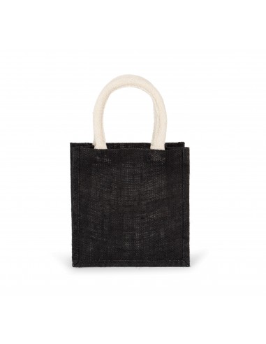 Sac style cabas en toile de jute - petit modèle - KI0272-Shopping et plage-Alchimistes